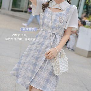 blue dress whole set